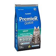 Ração Premier Gatos Light Salmão 7,5kg: Emagreça seu felino! - imagem 1