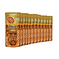 Ração Special Cat Castrados: 12 Sachês de Frango 85g - imagem 1
