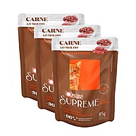 Ração Úmida Gatos Castrados: Quatree Supreme Carne 85g - imagem 1