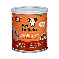 Ração Úmida Pet Delícia Frango 320g - Saudável e Natural - imagem 1