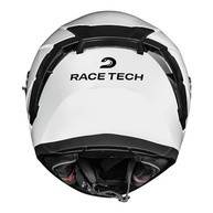 Capacete Race Tech Volt Monocolor Branco Brilhante com Óculos Interno - Segurança e Estilo - imagem 3