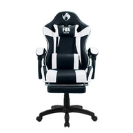 Cadeira Gamer Fox Racer Zerda Branco Com Apoio De Pe - imagem 3