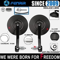 Espelhos Retrovisores FENRIR CNC: Estilo Cafe Racer e Segurança para Sua Moto - imagem 4