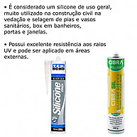 TekBond: Adesivo Silicone para Trincos e Rachaduras - imagem 2
