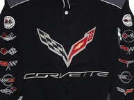 Corvette Racing Embroidered Cotton Jacket Black Size Small - imagem 4