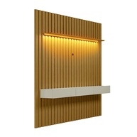 Rack com Painel Tulum 70" com LED: Elegância e Organização - imagem 1