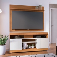 Rack com Painel TV 55" Freijo/Off White - Colibri - imagem 1