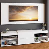 Rack com Painel TV 60" Roma: Mais Estilo! - imagem 1