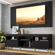 Rack com Painel TV 65” Retrô: Organize e Decore! - imagem 1