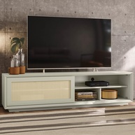 Rack Corumbá 160cm Off White: Elegância e Organização - imagem 1