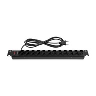 Filtro de Linha Intelbras EPR 212 Preto: 12 Tomadas Seguras para seu Rack - imagem 3