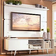 Rack e Painel TV 65” Dubai Madesa – Branco - imagem 1