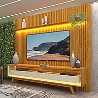 Rack Painel TV 85" Nobre Gelius: Design e LED! - imagem 1
