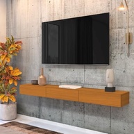 Rack Suspenso para TV até 75" com 3 Portas - Design Elegante e Moderno - imagem 3