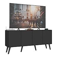 Rack Retrô 50" Multimóveis MP1071: Organize e Encante! - imagem 1