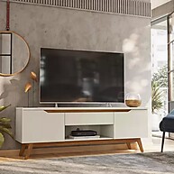 Rack Retrô Tóquio Off White: Design e Funcionalidade - imagem 1