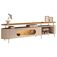 Rack Sâmia B01 para TV 85 Pol: Design Orgânico e Industrial - imagem 1