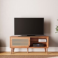 Rack TV 135cm Freijó: Design e Elegância - imagem 1
