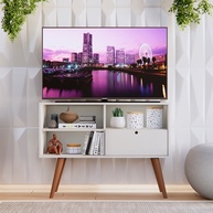 Rack TV 50" Retrô: Estilo e Organização - imagem 1
