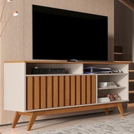 Rack TV 60" Real Ripado: Elegância e Funcionalidade - imagem 1
