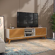Rack TV 65” Retrô Domus: Elegância e Organização - imagem 1