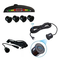 Radar Sensor Estacionamento Traseiro Automotivo 4 Sensores Display LED Buzina Alarme Ré Premium ONYK - imagem 5