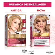 Tintura Excellence L'Oréal 8: Louro Claro e Radiante - imagem 2