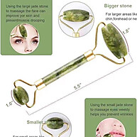 Rolo de Jade e Gua Sha: Ritual Antienvelhecimento para Pele Firme e Radiante - imagem 1