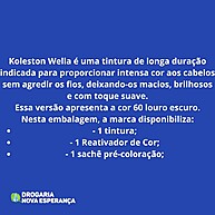 Koleston Wella 60: Louro Escuro Radiante - imagem 2