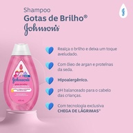 Shampoo Johnson's Gotas de Brilho: Cabelos Radiantes! - imagem 2