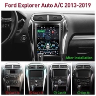 Upgrade Rádio Ford Explorer 2013-2019: Tela 12.1" Android 13, CarPlay, Android Auto e Funções Originais Preservadas - imagem 4