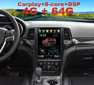 Upgrade Rádio Jeep Grand Cherokee 2014-2022: CPU 8 Núcleos, Tela 12.1" IPS, CarPlay & Android Auto - imagem 5