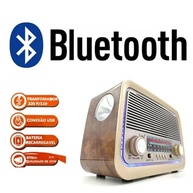 Rádio Retro A3199T: Estilo Vintage com Tecnologia Moderna - Bluetooth, USB, Lanterna e Mais! - imagem 4