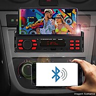 Rádio Automotivo com Bluetooth e Suporte para Celular – Tudo em 1! - imagem 1