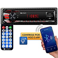 Rádio Automotivo E-tech Premium: Som e Conectividade! - imagem 1