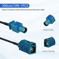 Cabo Extensor Fakra Z Macho para Fêmea 3m - Conexão de Antena GPS, Rádio e Módulos Automotivos - imagem 3