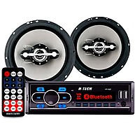 Rádio Bluetooth USB + Falantes 6" 140W Leson - imagem 1