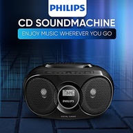 Philips Boombox Portátil: Som Estéreo, CD Player, Rádio FM e USB para Música em Qualquer Lugar - imagem 3
