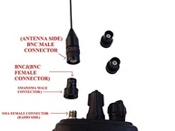 Kit 3 Adaptadores BNC Fêmea para SMA Macho - Conector Ideal para Antenas Ham Radio (144/430 MHz) - imagem 4