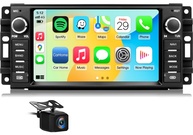 Rádio Automotivo OHREX com CarPlay/Android Auto para Jeep Wrangler JK e Dodge Ram - imagem 1
