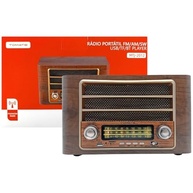 Rádio Portátil Bluetooth Bivolt AM/FM USB - Som Potente com Bateria Recarregável - imagem 3