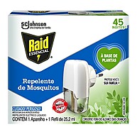Raid Essencial: Kit Repelente Elétrico + Refil 45 Noites - imagem 1