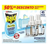 Raid Family 45 Noites: Proteção Contra Mosquitos por até 45 Dias! - imagem 1