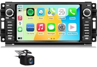 Rádio Automotivo OHREX com CarPlay/Android Auto para Jeep Wrangler JK e Dodge Ram - imagem 2