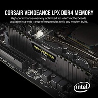 CORSAIR VENGEANCE LPX DDR4 RAM 32GB (2x16GB) 3200MHz CL16-20-20-38 1,35V Intel AMD Desktop Computer Memory - Preto (CMK32GX4M2E3200C16) - imagem 3