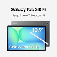 Tablet Samsung Galaxy Tab S10 FE, Cinza, 128GB, 8GB RAM, Tela Imersiva de 10.9" 90Hz, Camera Traseira de 13MP, Câmera Frontal de 12MP Ultra Wide, Wifi 6, IP68, Android 15 - imagem 2