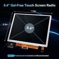 Tela Uconnect 4 8.4" LCD e Touchscreen - Substituição Perfeita para Ram, Dodge, Jeep e Chrysler (2019+) - imagem 4