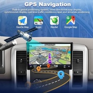 Central Multimídia 10" Android 13 para Dodge Ram e Jeep Wrangler (2009-2017) com CarPlay, Android Auto e Câmera AHD - imagem 4
