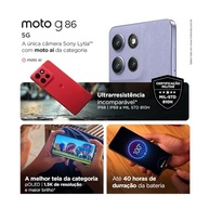 Smartphone Motorola Moto G86 5G: 512GB, 24GB RAM Boost, Tela 1.5K pOLED e Câmera Sony 50MP OIS - imagem 4