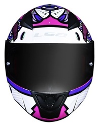 Capacete LS2 FF353 Rapid Khan Fucsia/Rosa e Branco - Segurança e Estilo para Sua Pilotagem - imagem 4